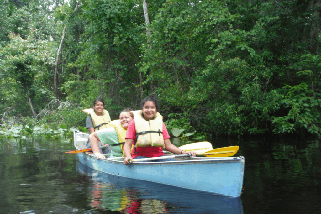 Kids in a Canoe